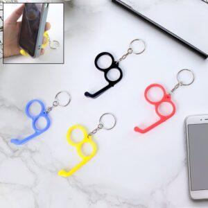 Quick Dock Dual-Finger Grip Stand Keyring