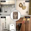 Plastic Transparent Adhesive Utility Wall Hook