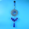 Hanging OM Wind Chime with Evil Eye Protection Charm