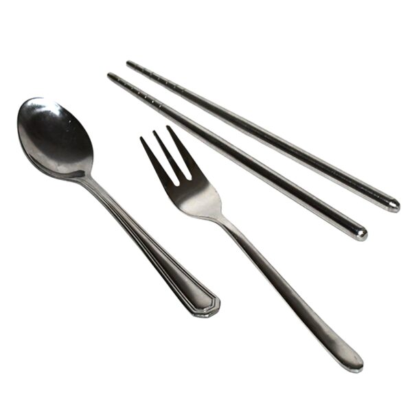Steel Utensil Set with Spoon