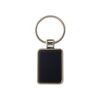 Black Bar Luxe Metal Key Tag
