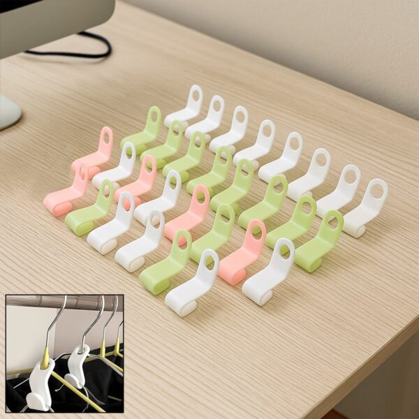 Multi-Color Space Saver Hanger Hooks