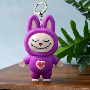 Cartoon Character Face Changing Toy With Key Holder