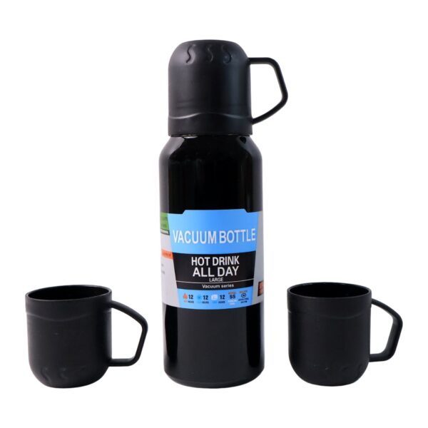 Black Vacuum Flask Gift Set