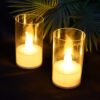 Flickering LED Flameless Candle Set