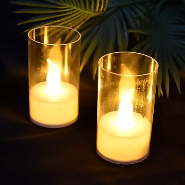 Flickering LED Flameless Candle Set