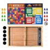 Retro Wooden Family Game Set