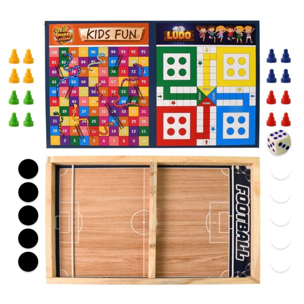 Retro Wooden Family Game Set