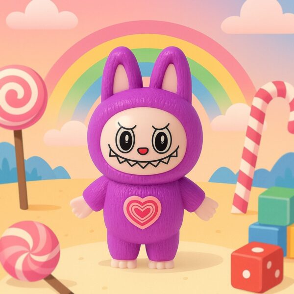 Cartoon Character Expression Changing Keychain