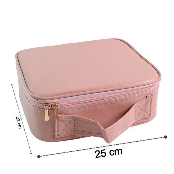 Cosmetic Storage Bag with LED Mirror