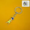 Kawaii Style Haired Girl Keychain